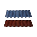 Hot selling 1340*420mm classic tile stone coated metal roof tile and angle ridge cap for villa building